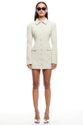 LIONESS Cheri Mini Dress Matcha