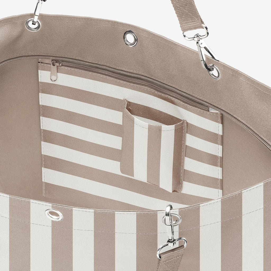 Shopper Xl Summerstripes Coffee