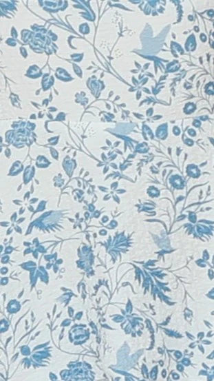 Page Maxi Dress - Blue Floral