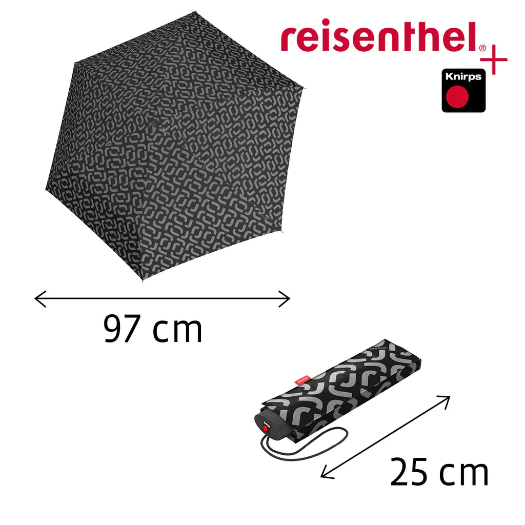 Umbrella Pocket Mini Signature Black