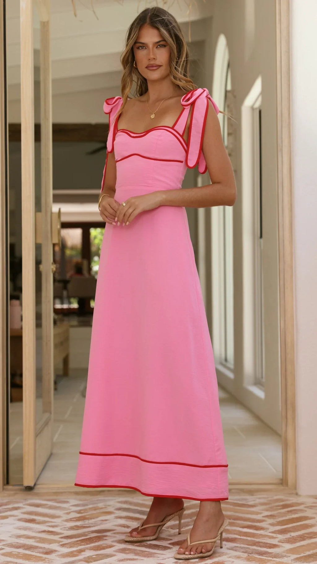 Beverly Maxi Dress - Pink