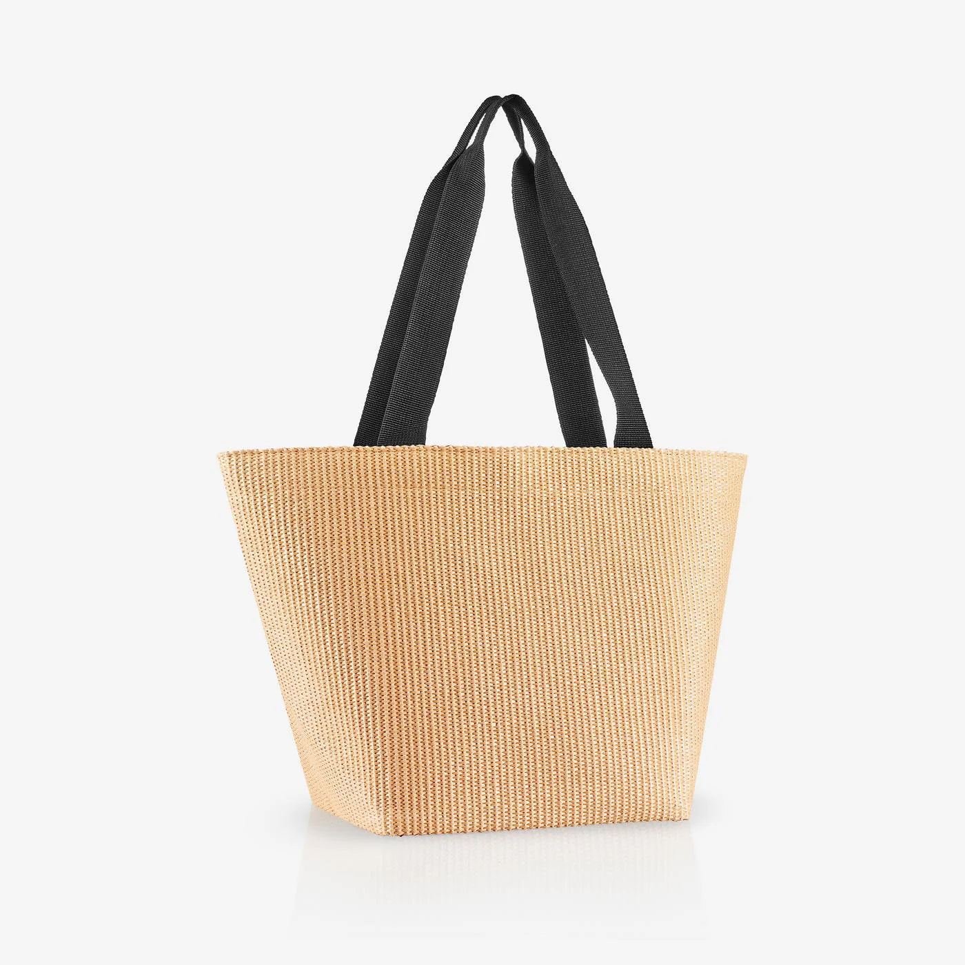 Shopper M Raffia Black