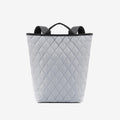 Shopper-Backpack Rhombus Light Grey
