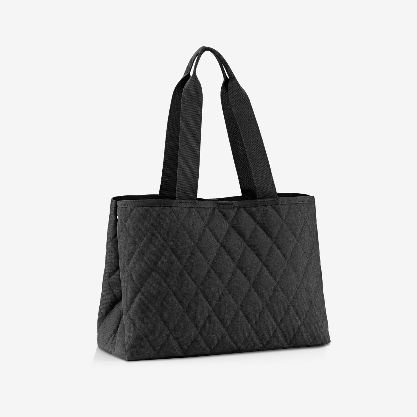 Classic Shopper L Rhombus Black