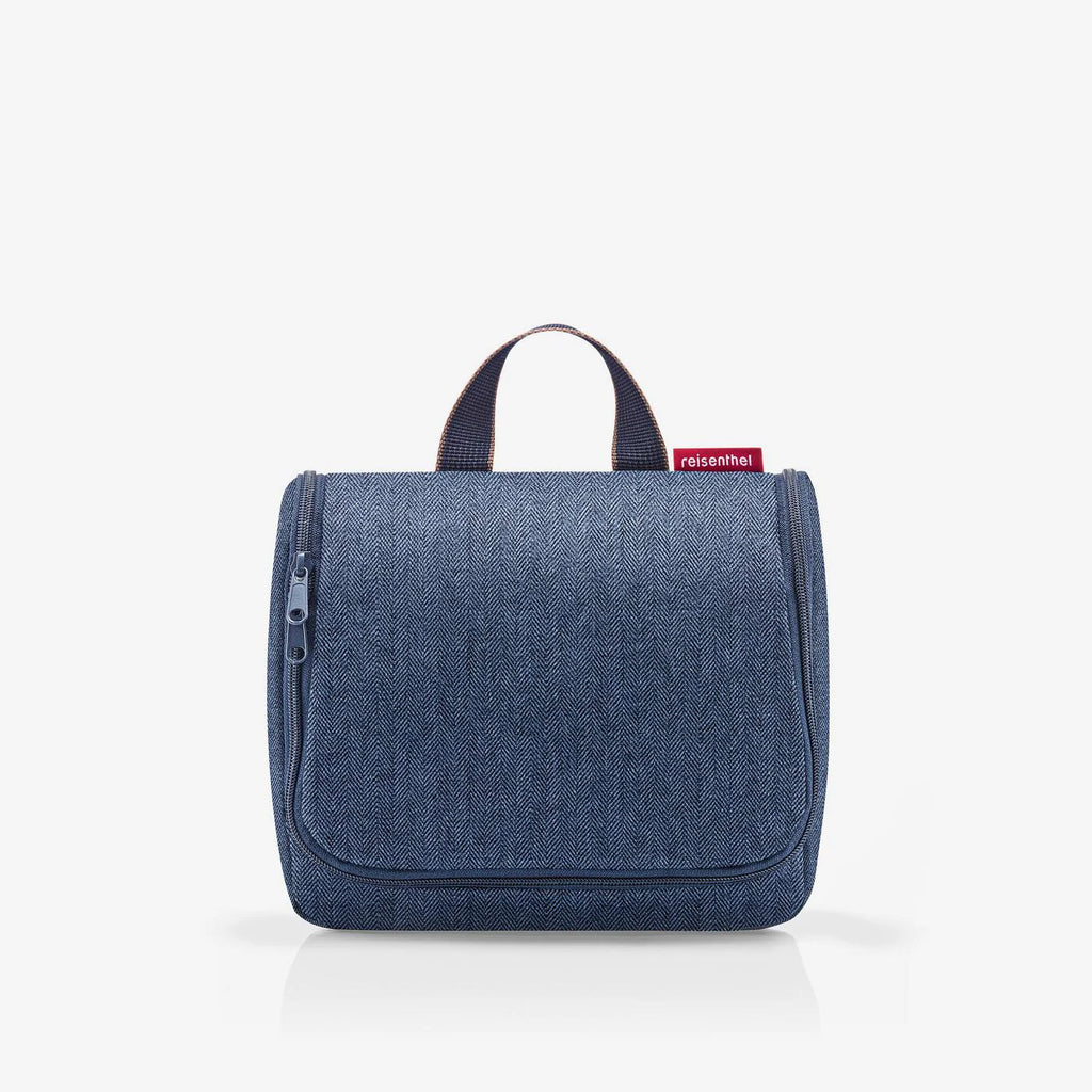 Toiletbag Herringbone Dark Blue