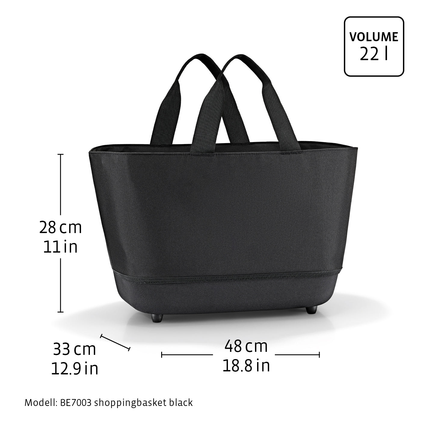 Shoppingbasket Twist Silver
