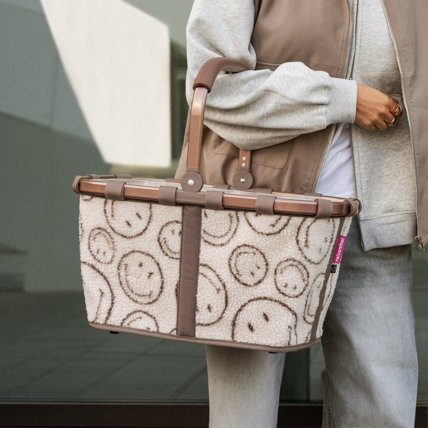 Carrybag Smiley® Teddy Chocolate