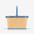 Carrybag Frame Raffia Blue