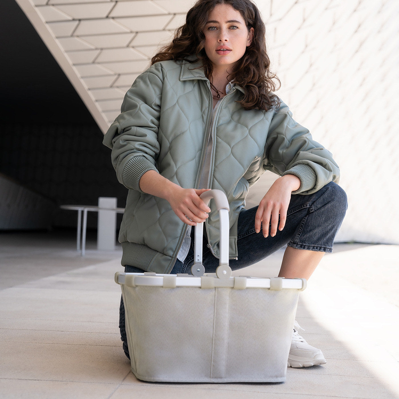 Carrybag Herringbone Sand