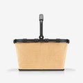 Carrybag Frame Raffia Black