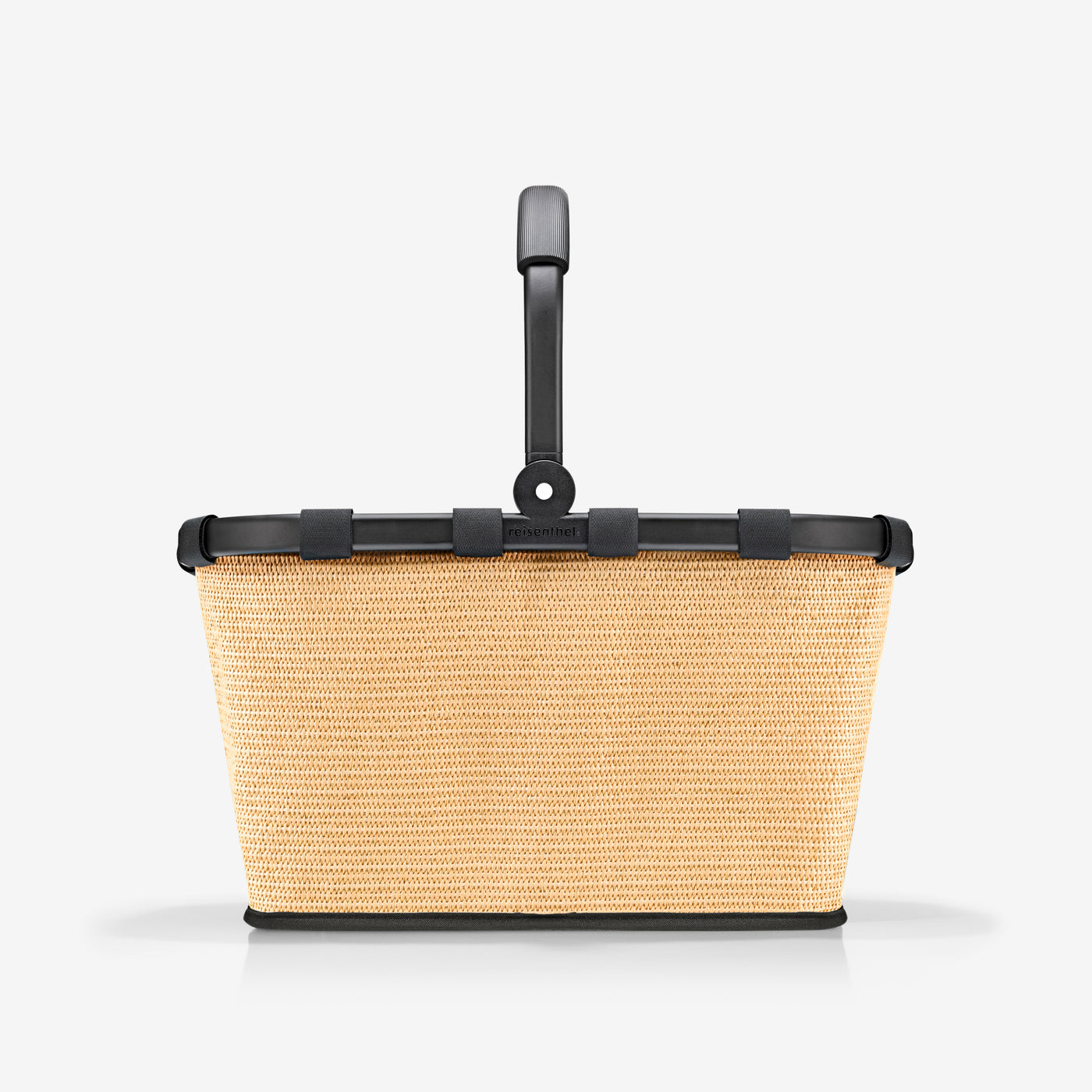 Carrybag Frame Raffia Black