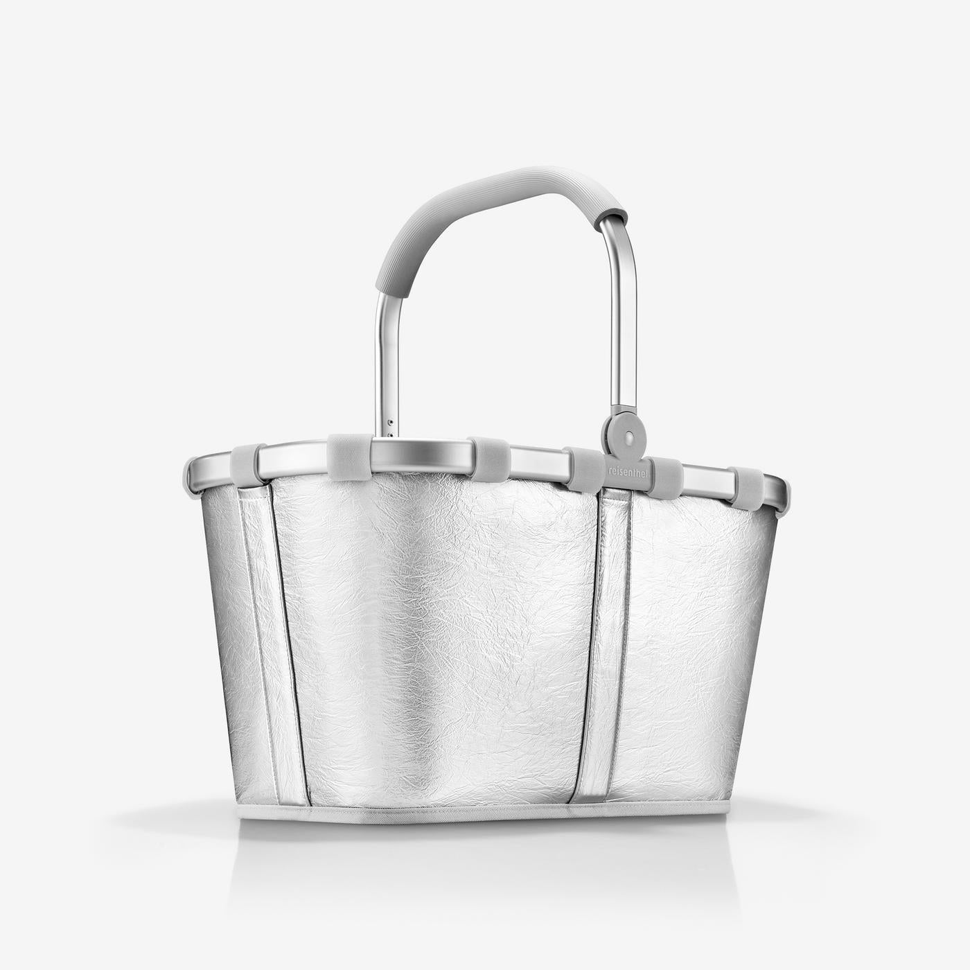 Carrybag Silver Crackle