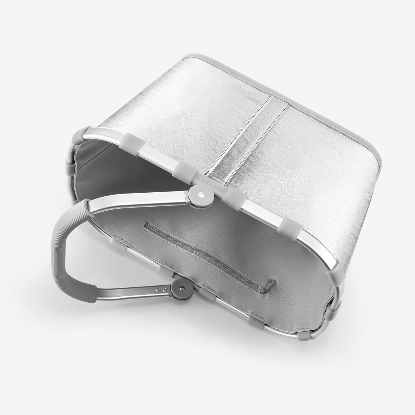 Carrybag Silver Crackle
