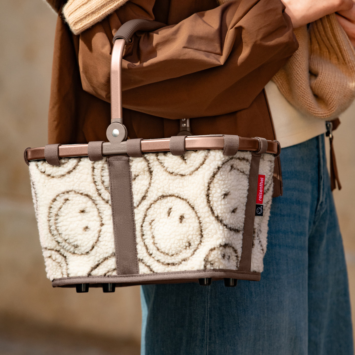Carrybag Xs Smiley® Teddy Chocolate