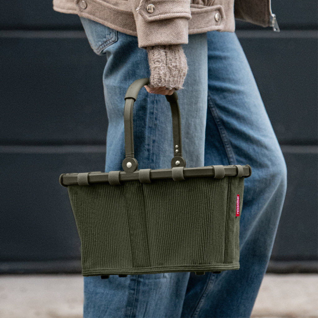 Carrybag Xs Cord Dark Matcha