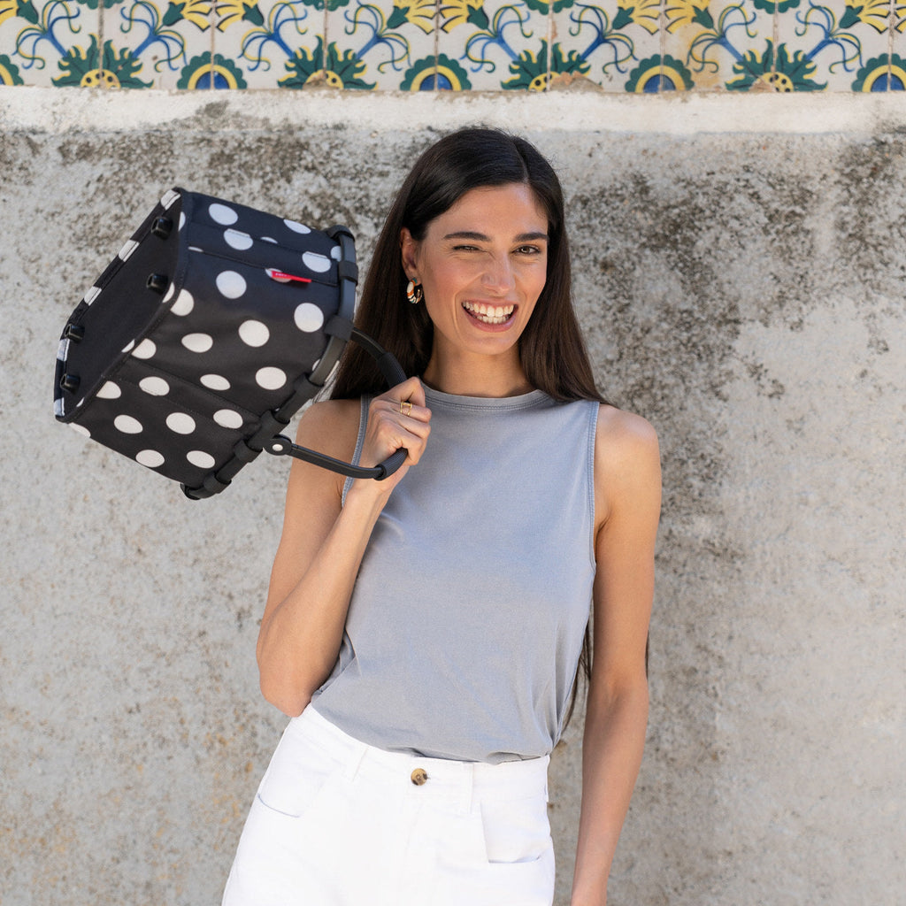 Carrybag Xs Frame Dots White