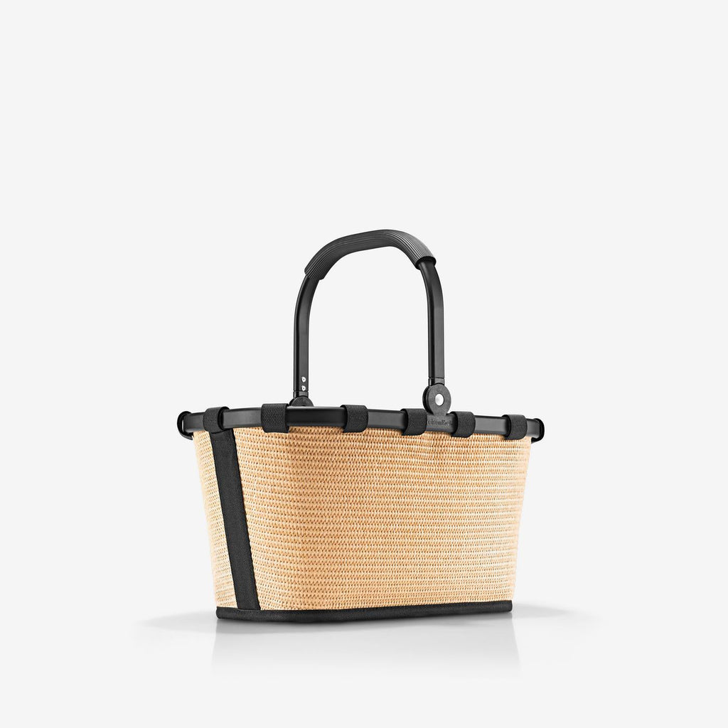Carrybag Xs Frame Raffia Black
