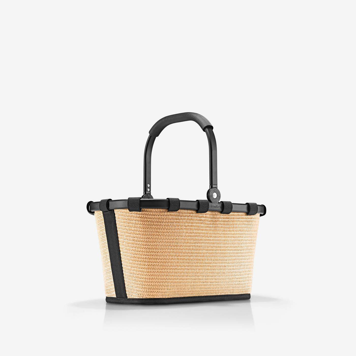 Carrybag Xs Frame Raffia Black