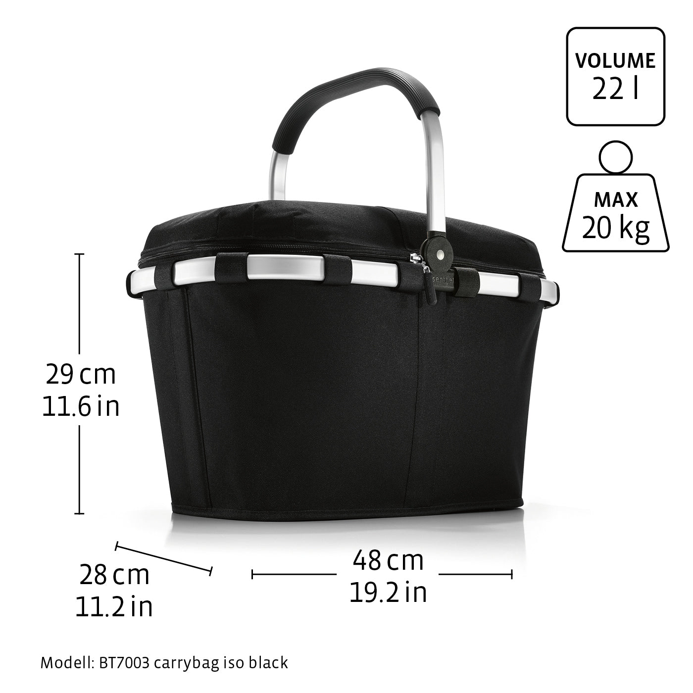 Carrybag Iso Twist Silver