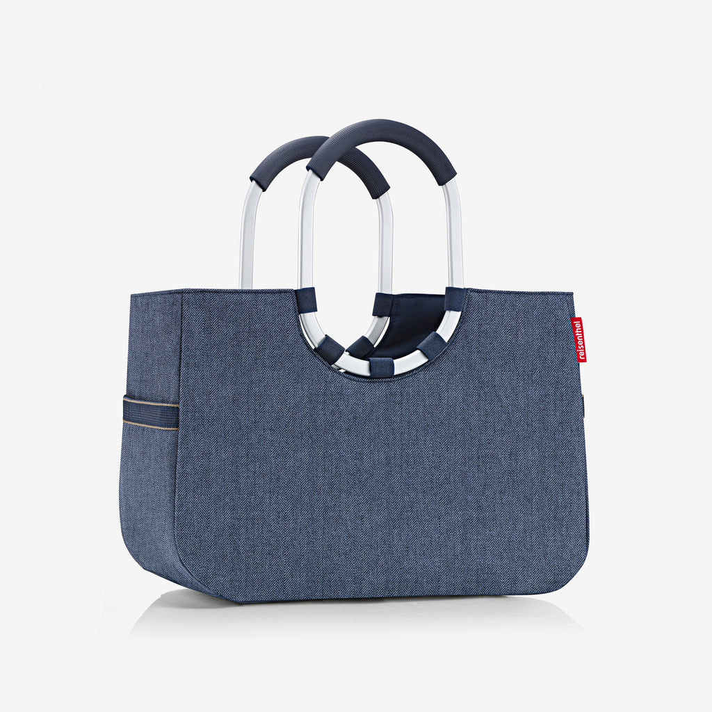 Loopshopper L Herringbone Dark Blue