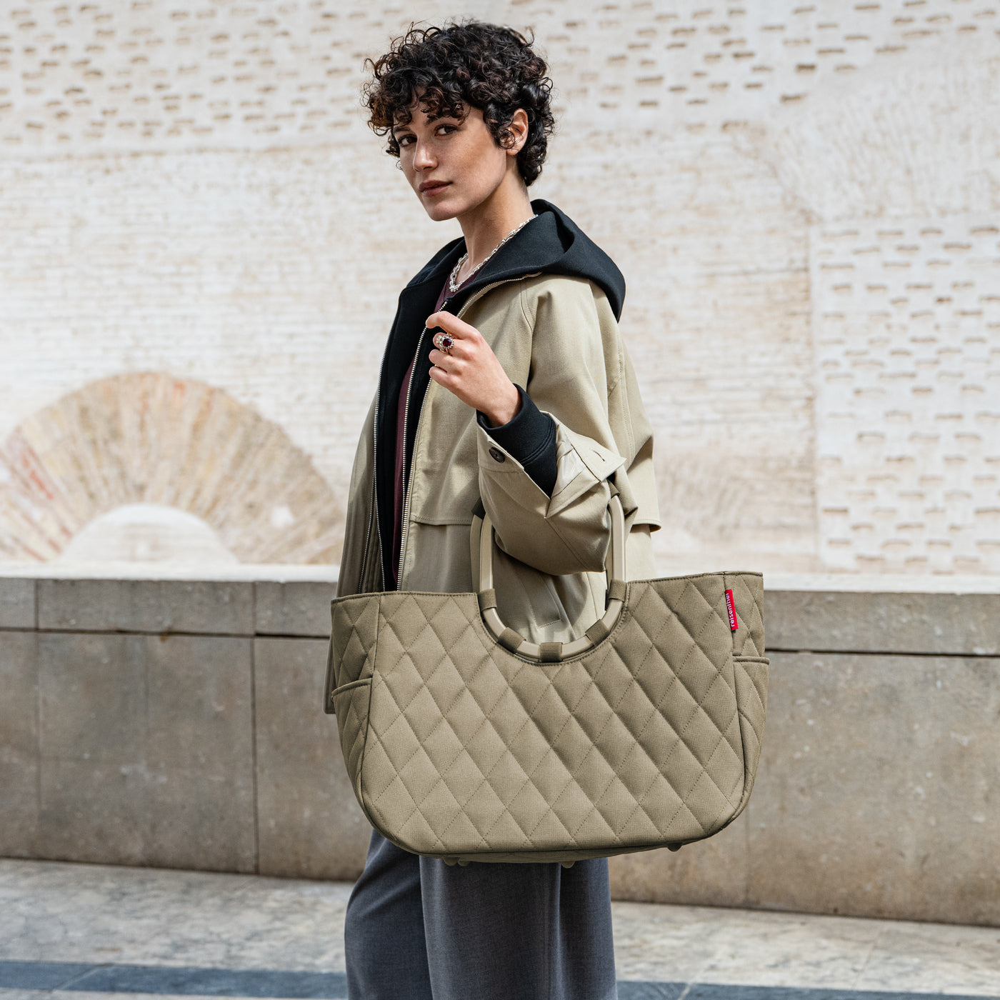 Loopshopper L Frame Rhombus Olive