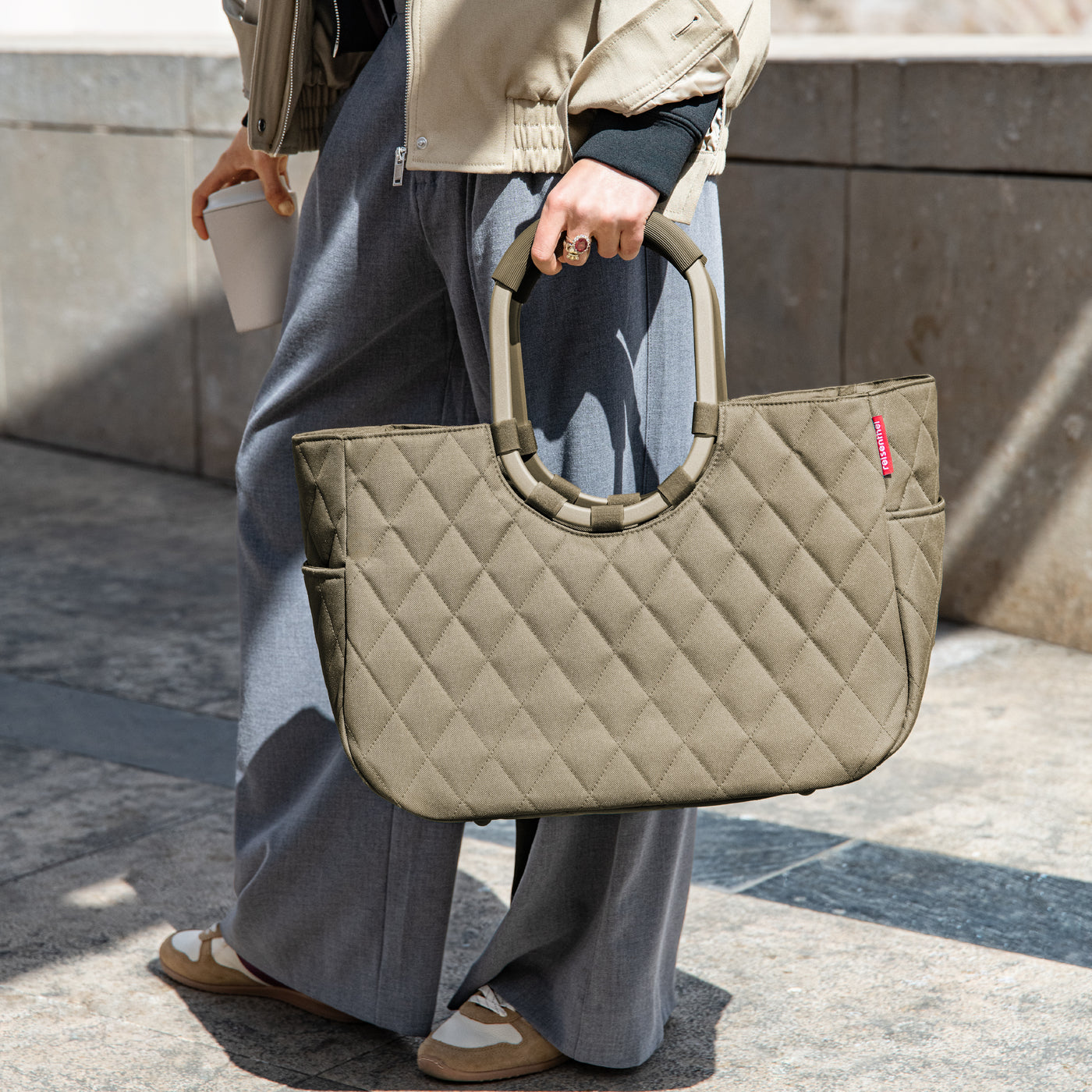 Loopshopper L Frame Rhombus Olive