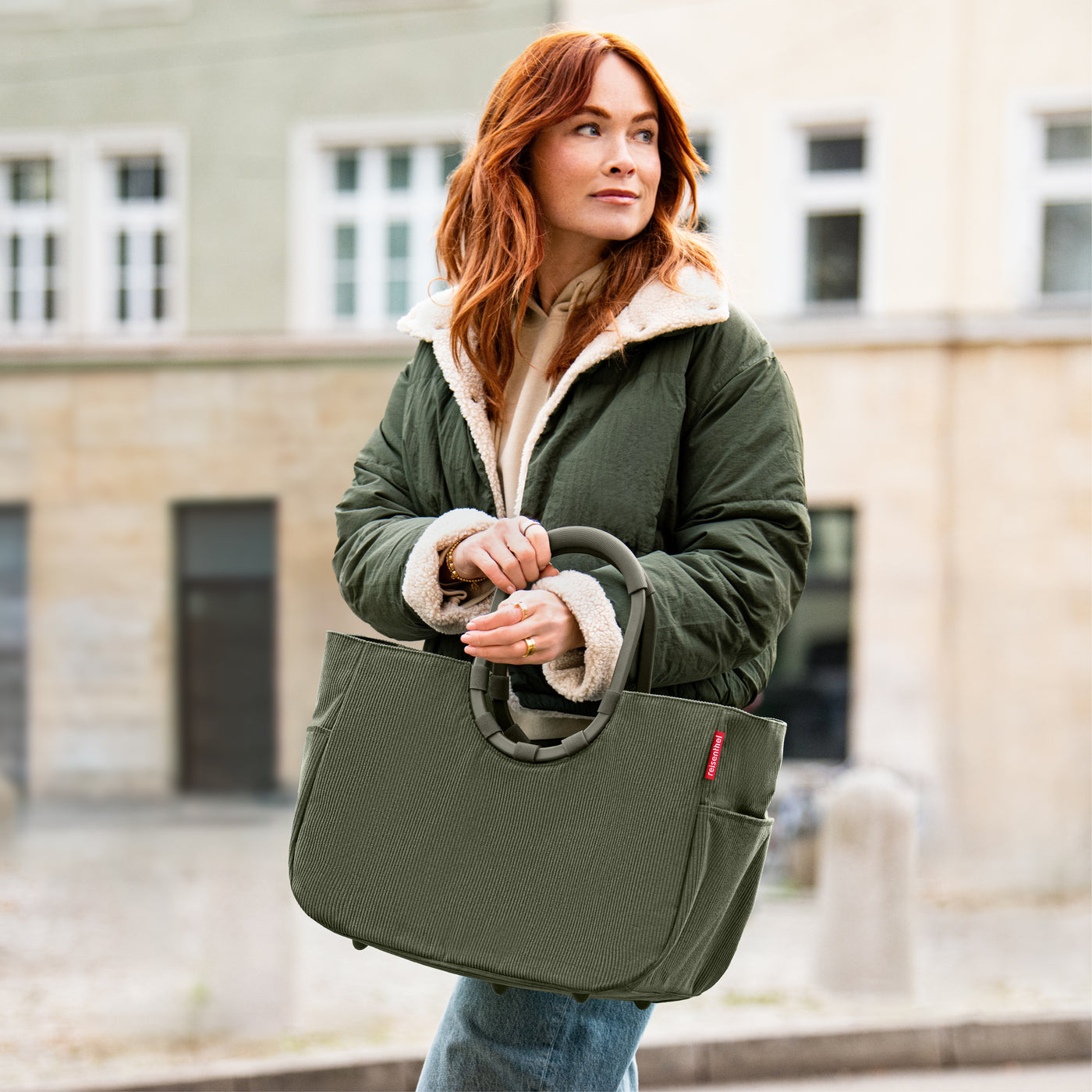 Loopshopper L Cord Dark Matcha