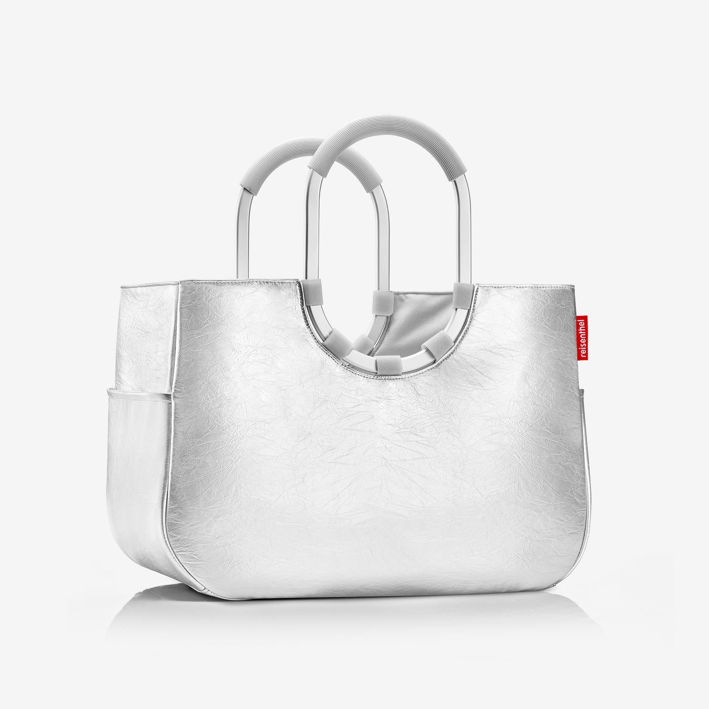 Loopshopper L Silver Crackle