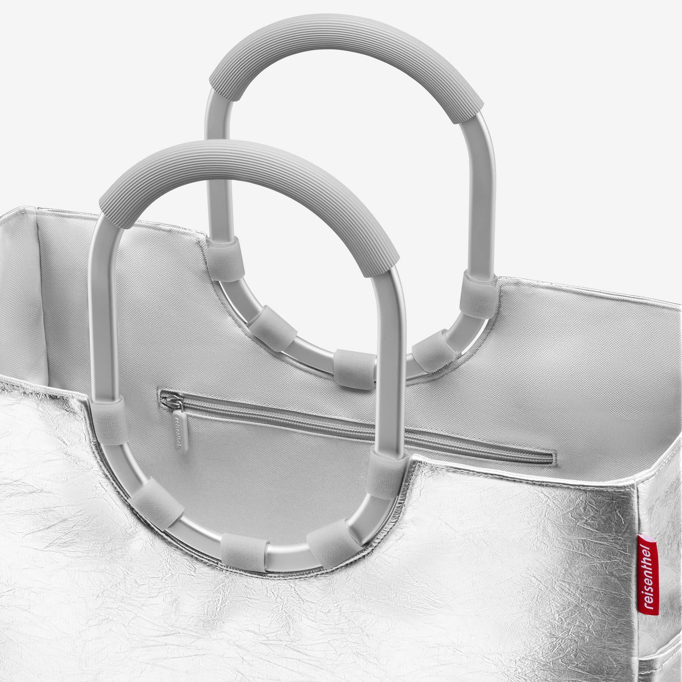 Loopshopper L Silver Crackle