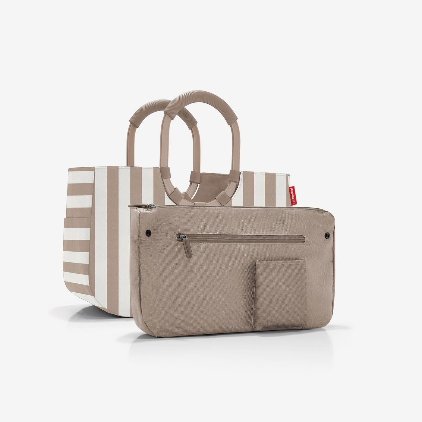 Loopshopper M Summerstripes Coffee