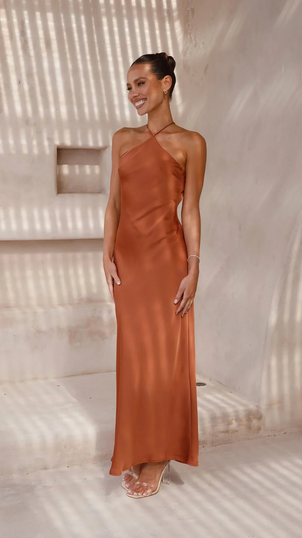 Chiara Maxi Dress - Copper