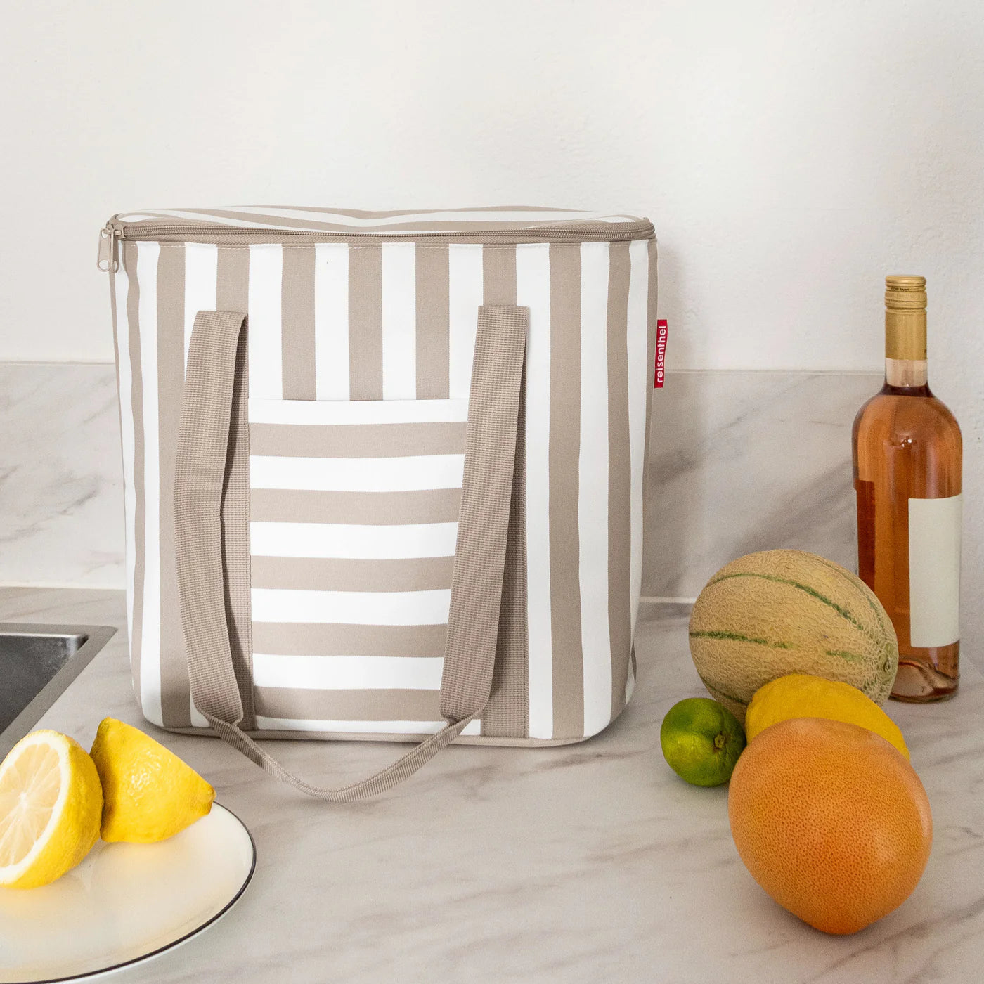 Thermoshopper Summerstripes Coffee