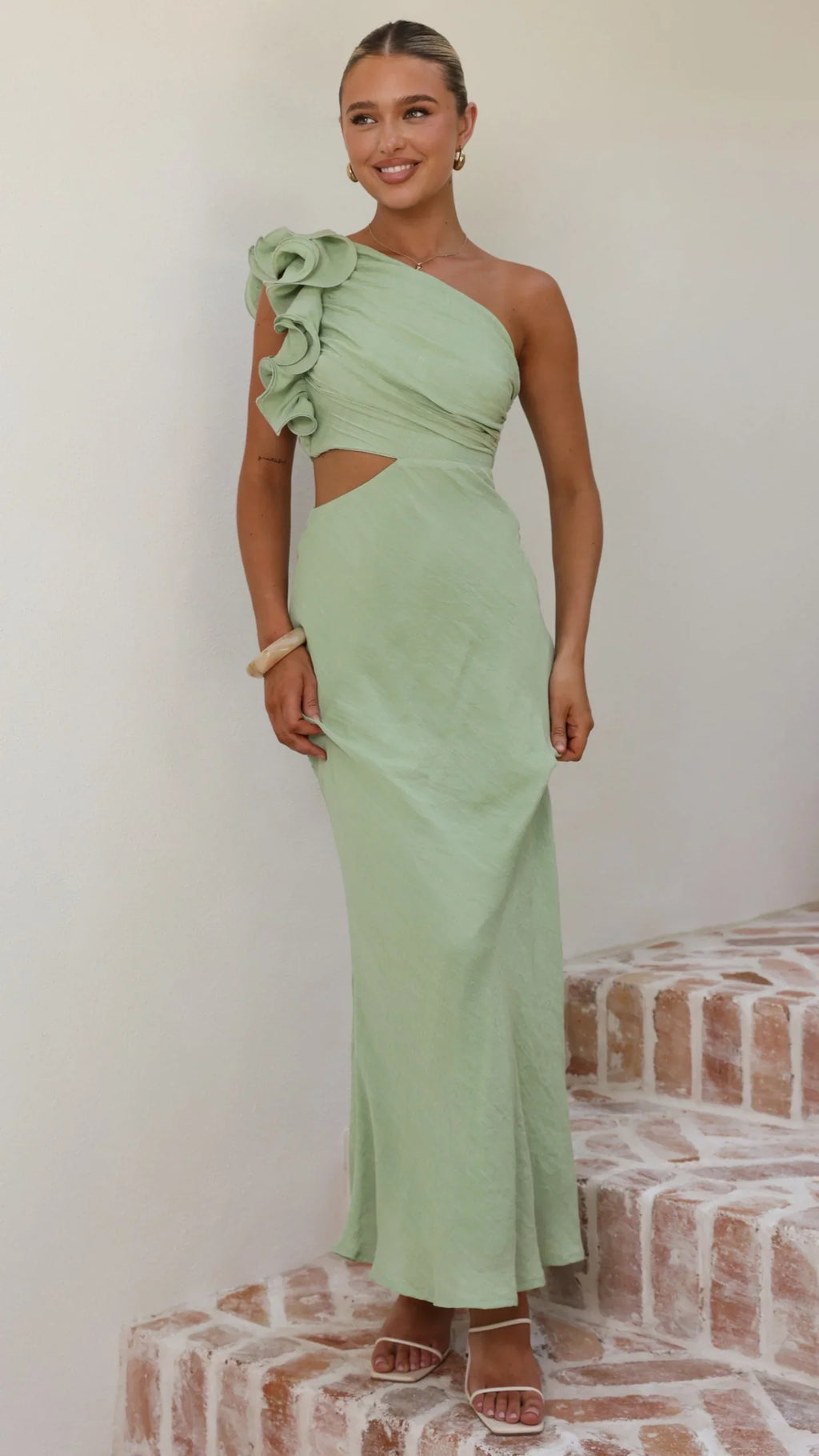 Amina Maxi Dress - Sage