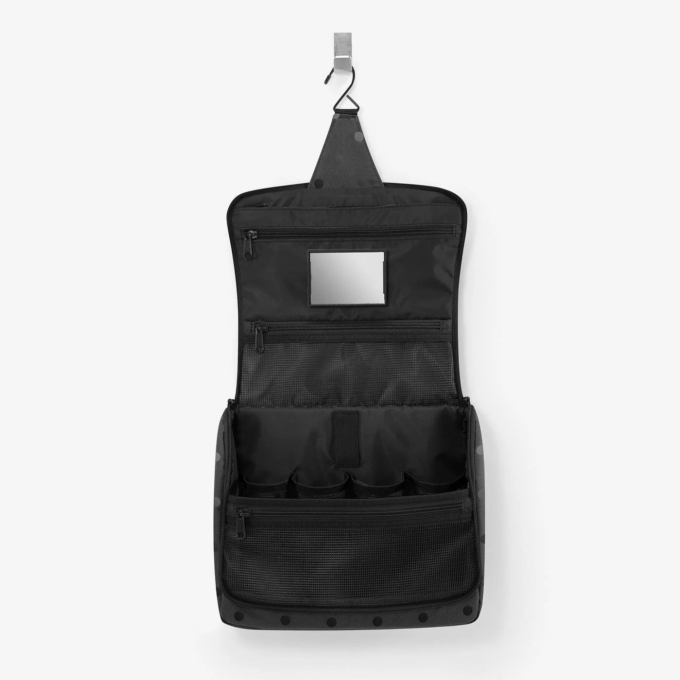 Toiletbag Xl Glossy Dots Black