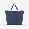 Shopper Xl Herringbone Dark Blue
