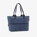 Shopper E1 Herringbone Dark Blue