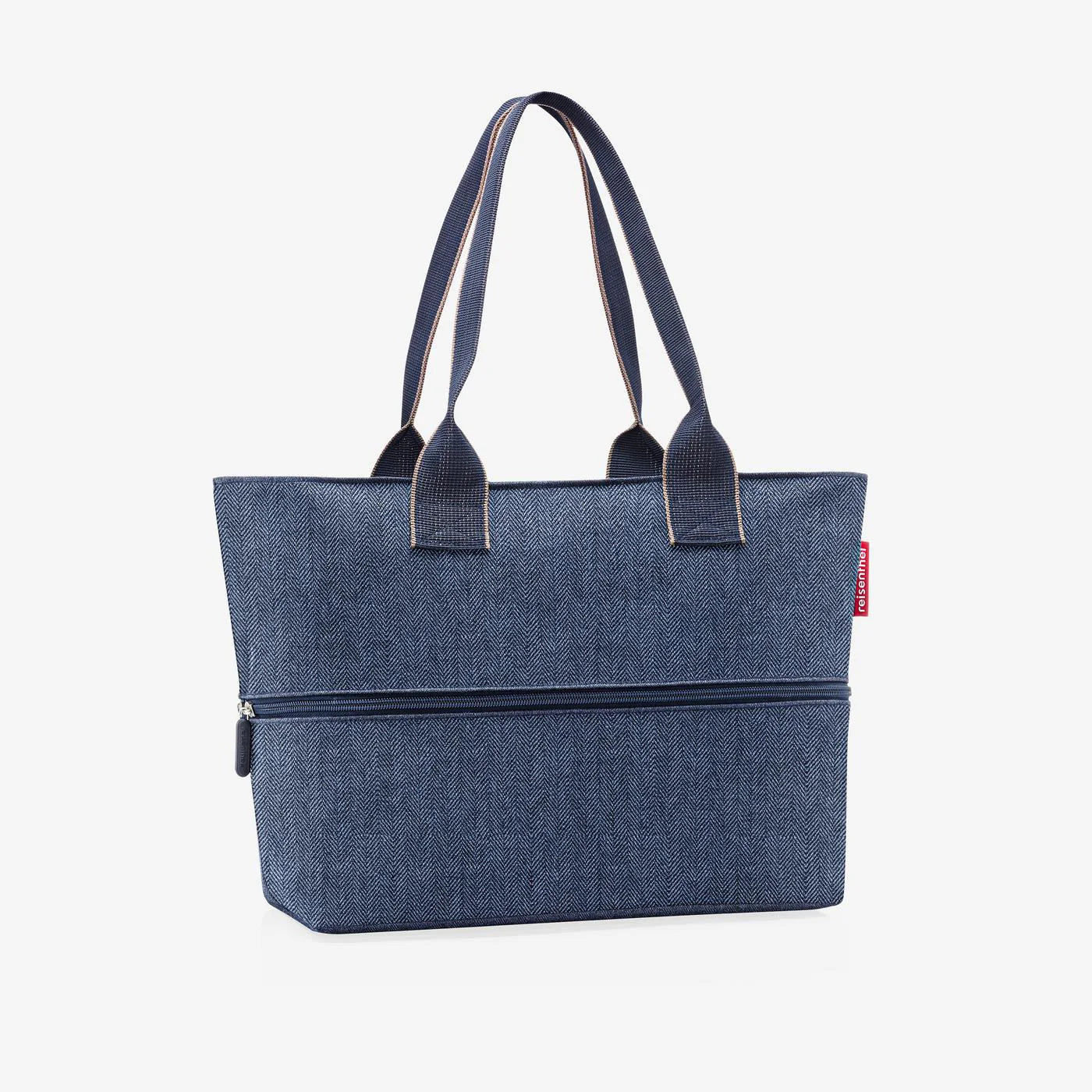 Shopper E1 Herringbone Dark Blue
