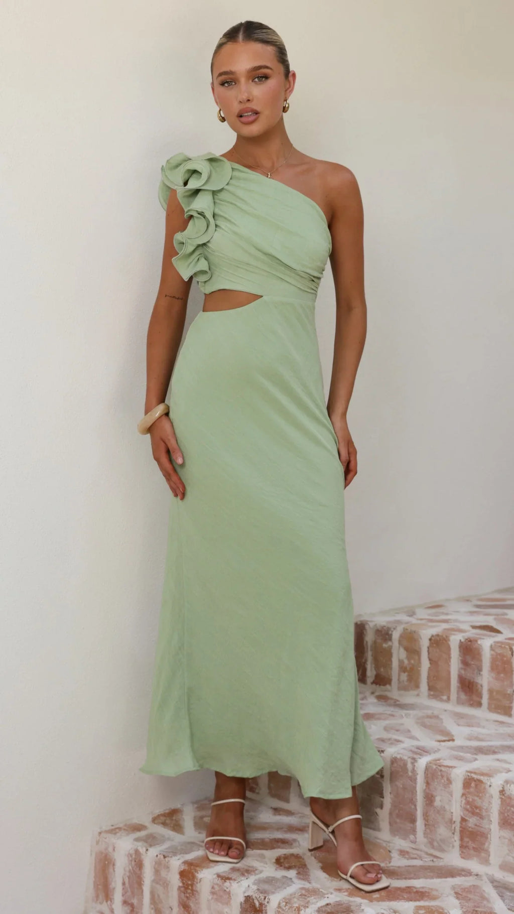 Amina Maxi Dress - Sage