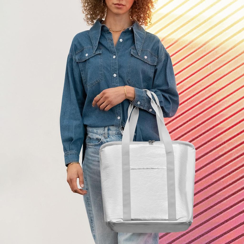 Thermoshopper Silver Crackle