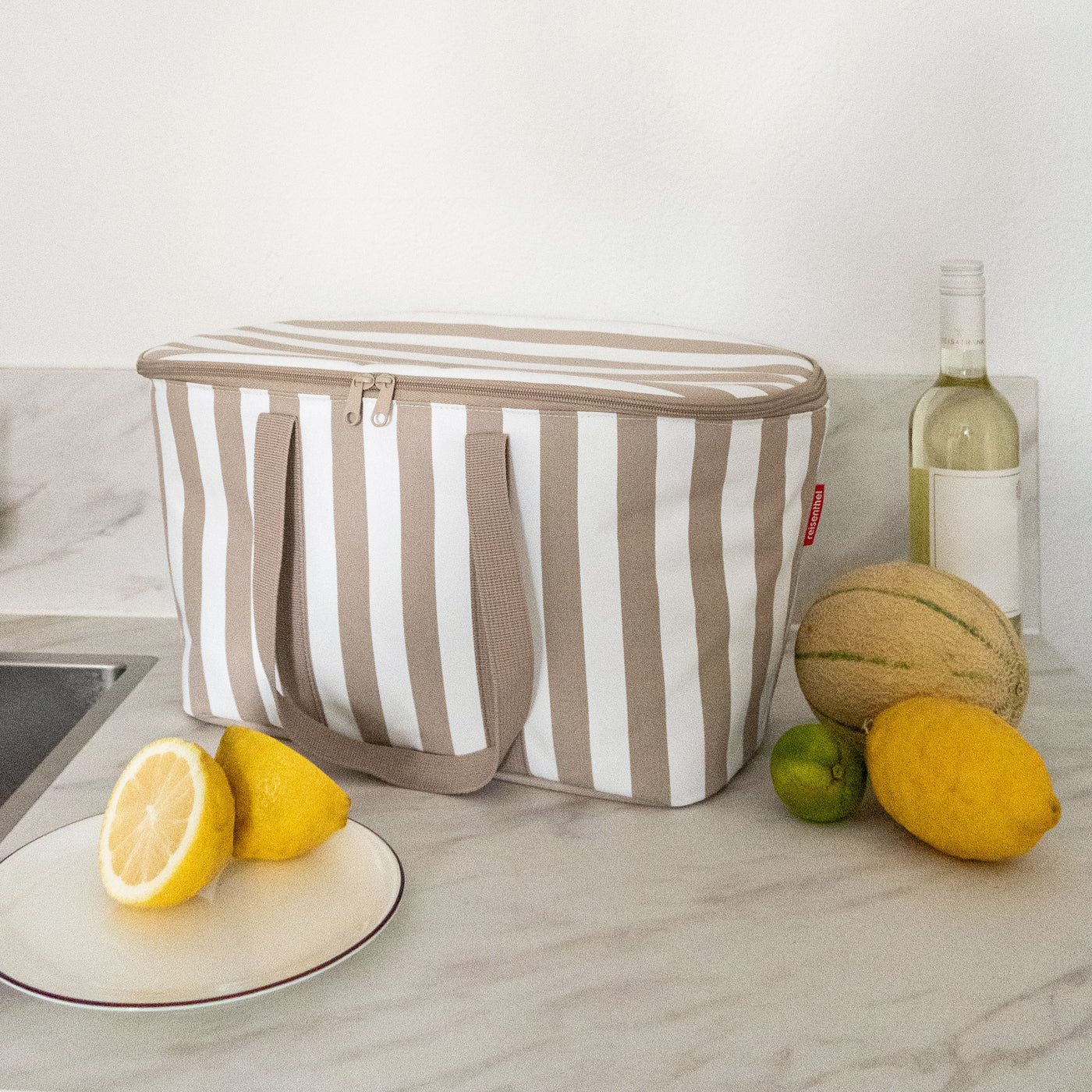 Coolerbag Summerstripes Coffee