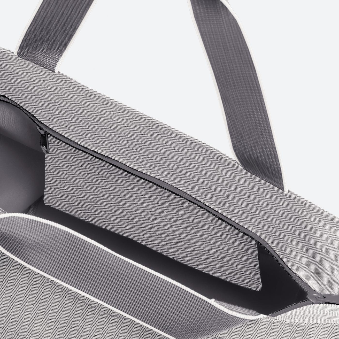 Shopper M Herringbone Grey