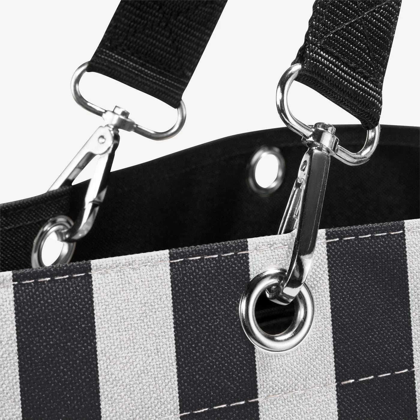 Shopper Xl Summerstripes Black