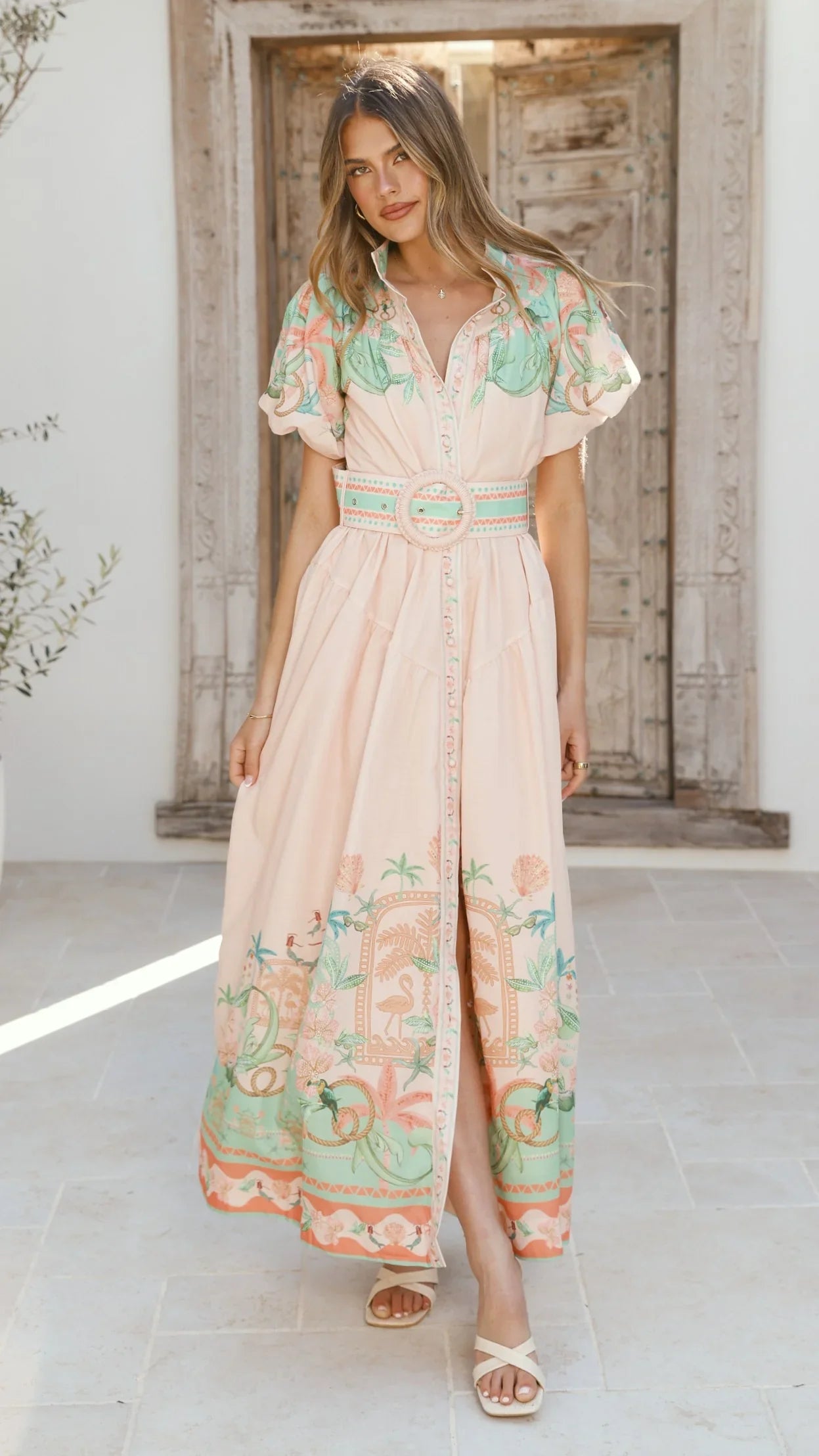 Natasha Maxi Dress - Aurora Print