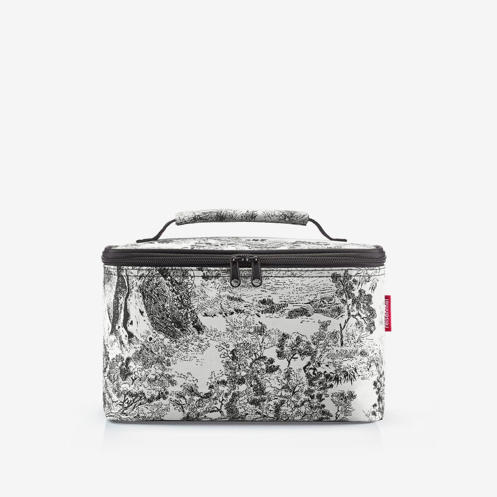 Cosmetic Case Jacquard Grey