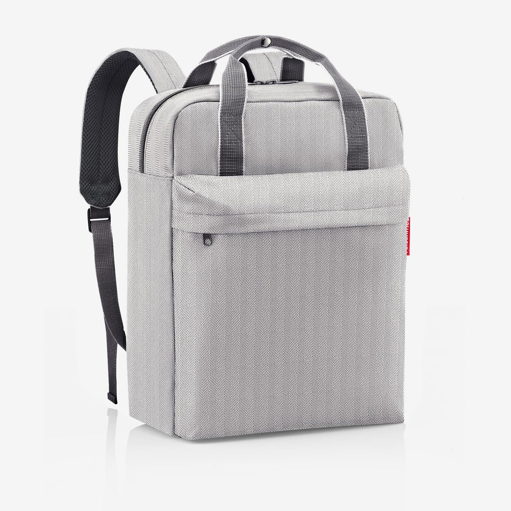 Allday Backpack M Herringbone Grey