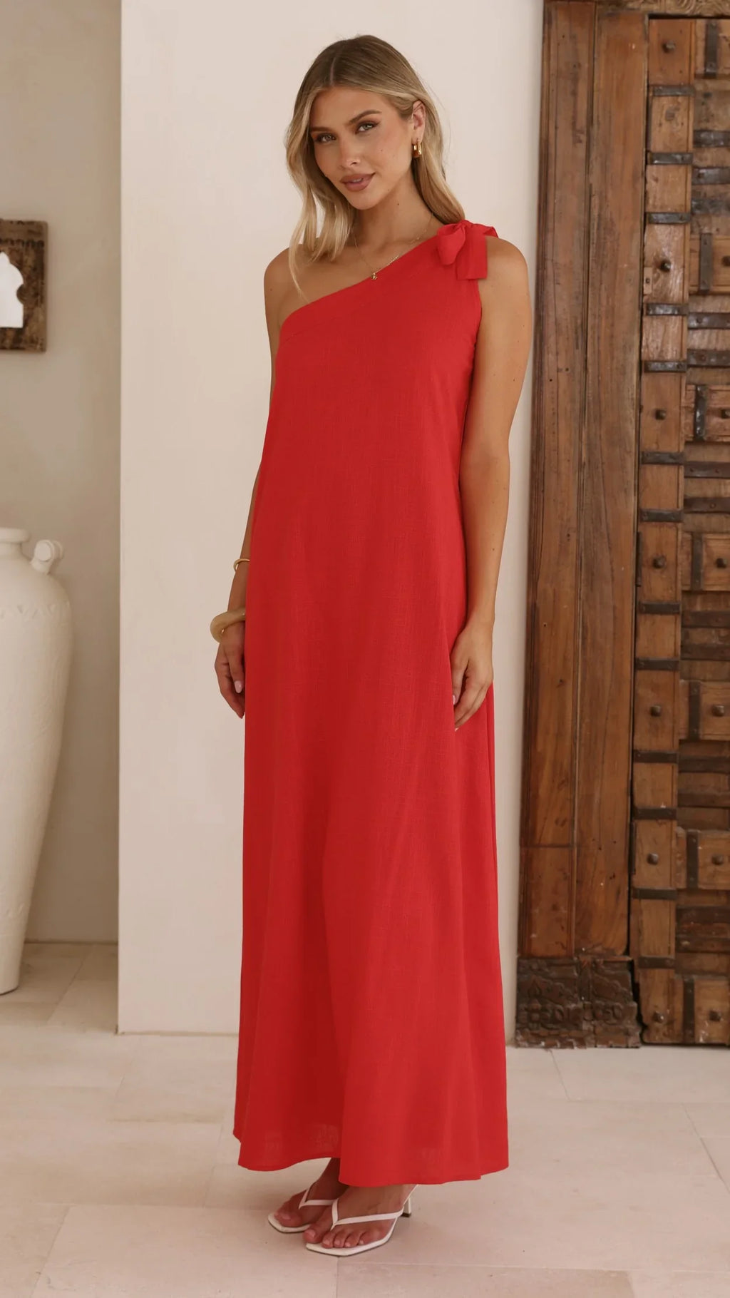 Hallie Maxi Dress - Red
