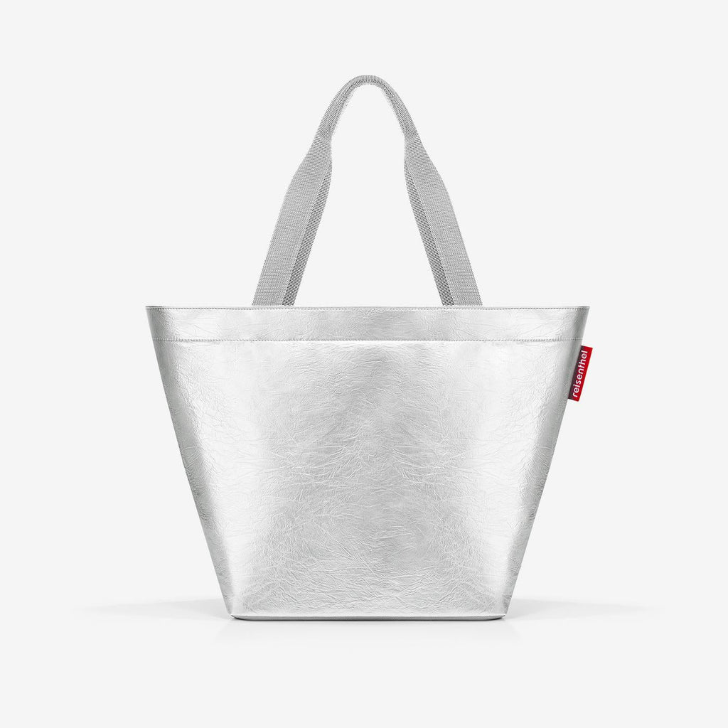 Shopper M Silver Crackle
