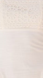 Nari Tie Strap Mini Dress - White