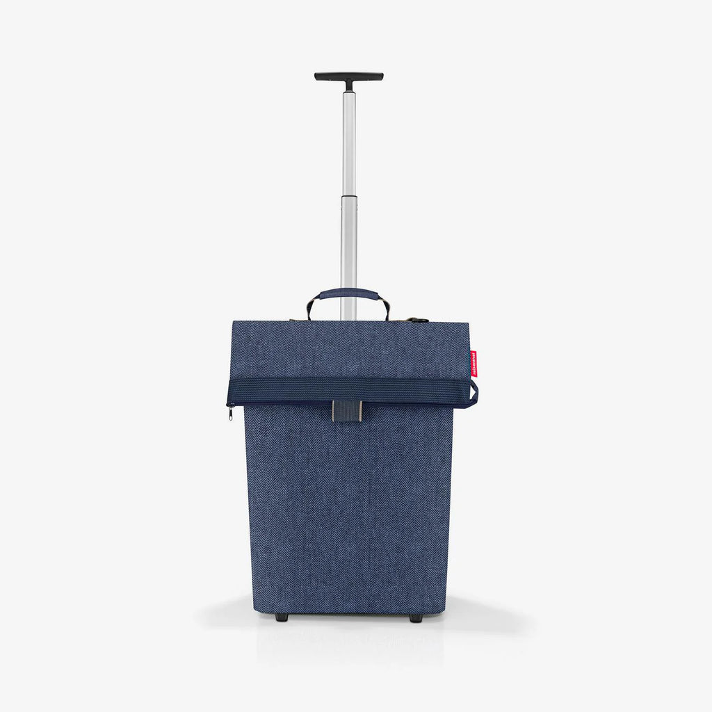 Trolley M Herringbone Dark Blue