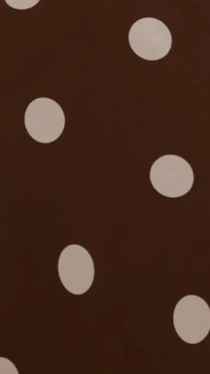 Jianna Maxi Dress - Chocolate/Cream Polka Dot